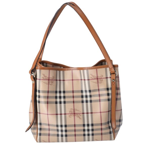 Burberry Small Canterbury Tote Haymarket Check Brown - Picture 1 of 10